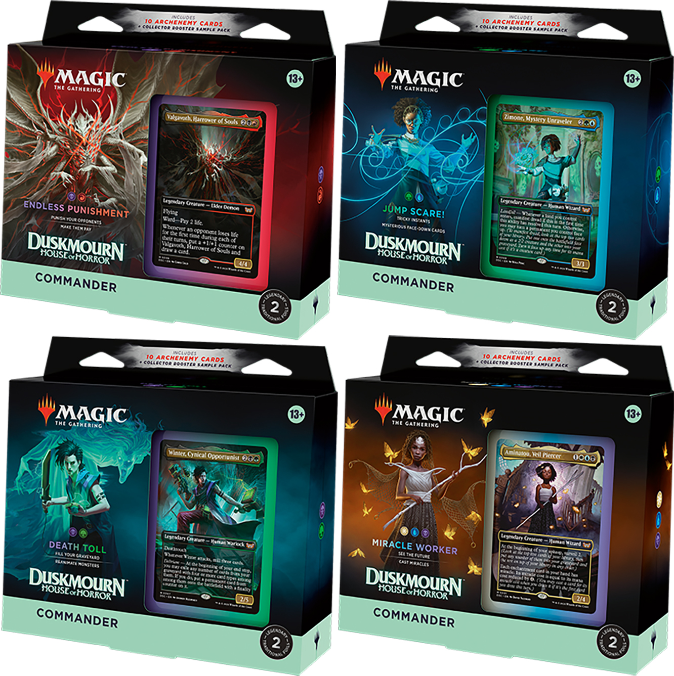 Duskmourn - Commander Decks (Set of 4 Decks) (PREORDER - AVAILABLE SEPTEMBER 20TH)